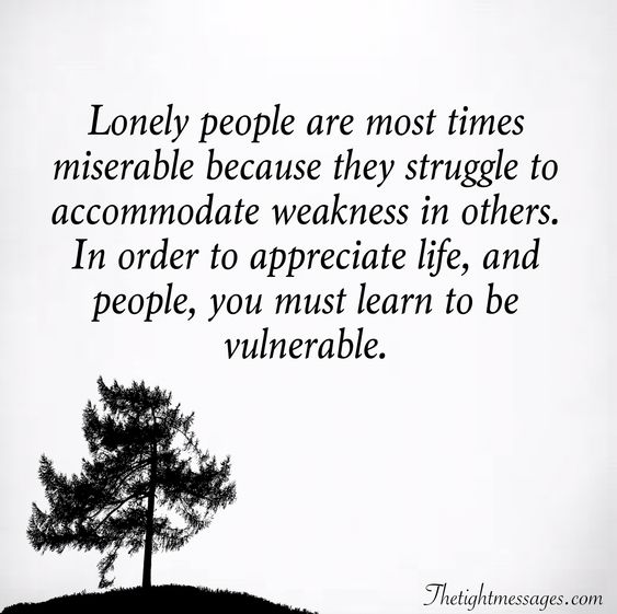 loneliness they feel