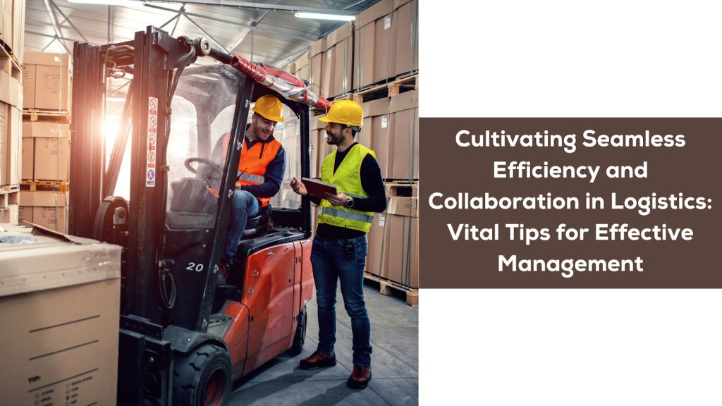 Cultivating Seamless Efficiency and Collaboration in Logistics: Vital Tips for Effective Management